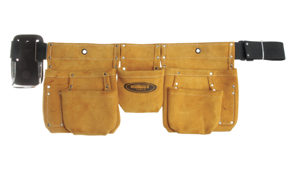 Premium 5 Pocket Oil Tanned Leather Nail Bag WBT
