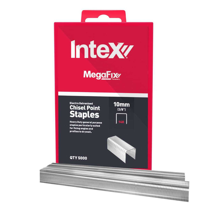 Intex Staples 10mm - Suit PlasterX/Arrow/Rapid (Pack 5000)