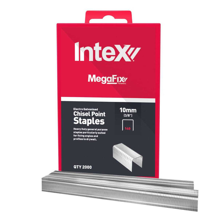 Intex Staples 10mm - Suit PlasterX/Arrow/Rapid (Pack 2000)