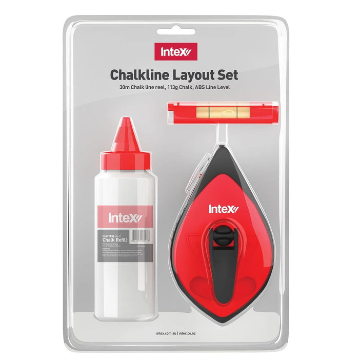 Chalk Kit- PLASTERX Reel/Chalk/Level